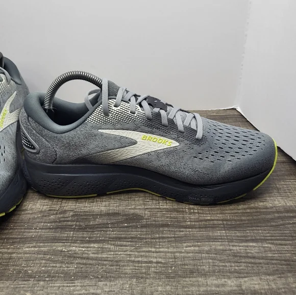 Brooks Ghost 16 Men's Size 9 2E (Wide) Running Shoes Gray - Picture 3 of 10